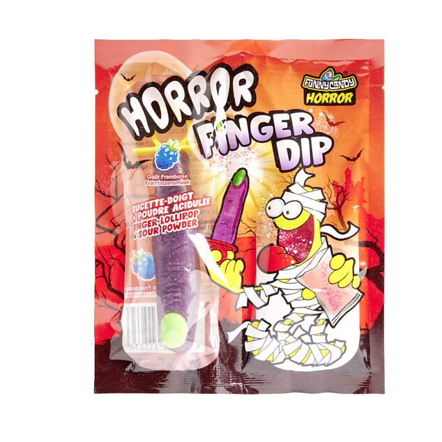 Bonbon Halloween sucette forme doigt