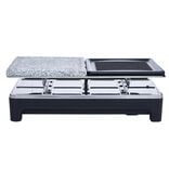 Appareil &agrave; raclette avec pierre de cuisson 8 personnes 1500W