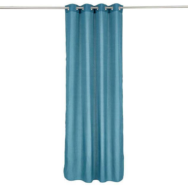 Rideau polyester 140x240cm Oxford bleu