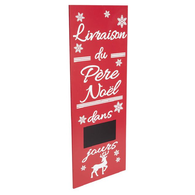 Panneau de livraison du P&egrave;re-No&euml;l &agrave; poser H90cm