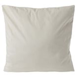 Housse de coussin velours 40x40cm blanc