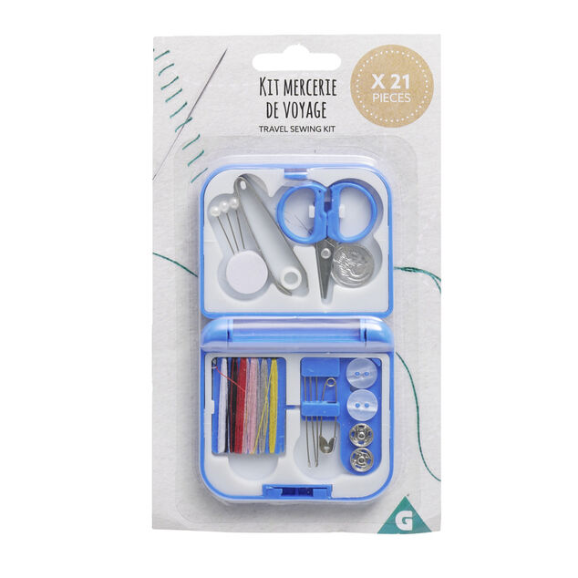 Kit mercerie trousse de voyage avec accessoires