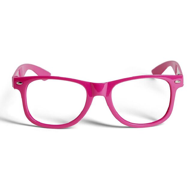 Lunettes sans verre fluo (4 modèles)