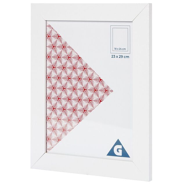 Cadre photo blanc 1 vue 18 x 24 cm