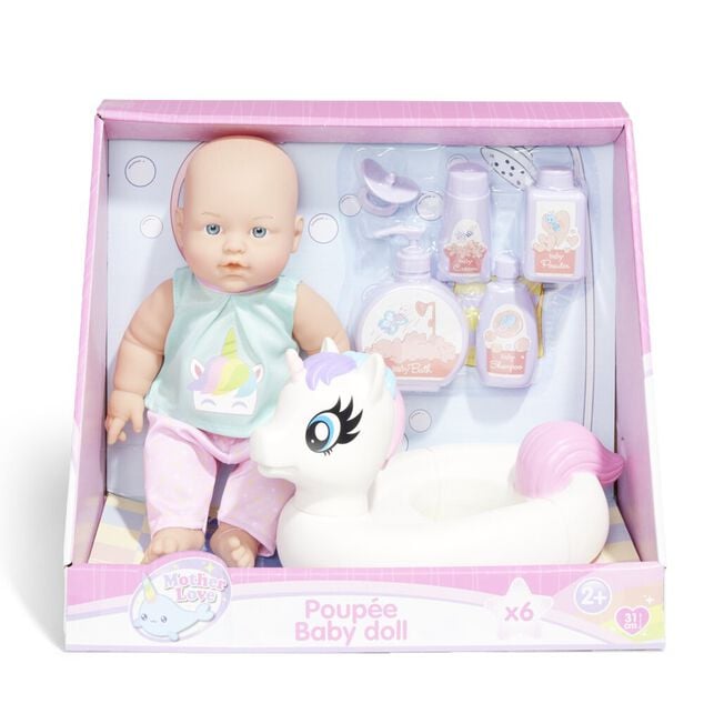 Poupon baigneur 6 accessoires