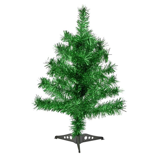 Sapin artificiel scintillant &agrave; poser 19X19XH40 cm (3 mod&egrave;les)