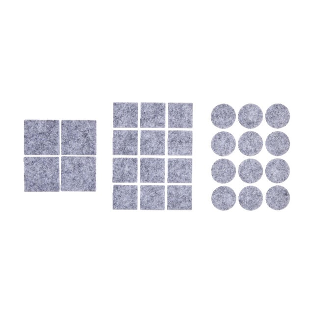 Lot de 28 patins adh&eacute;sifs en feutrine