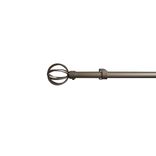 Kit Tringle Extensible 167-305 cm embouts sph&egrave;re gris chrom&eacute;