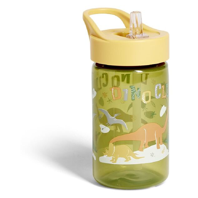 Gourde de camping dinosaure pour enfant plastique vert 43cl