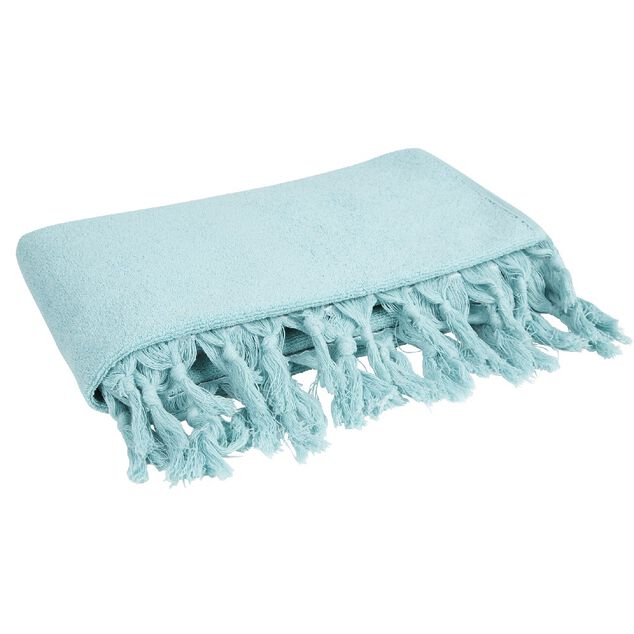 Drap de plage Fouta bleu turquoise