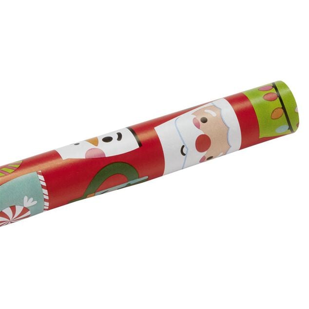 Papier cadeau de No&euml;l L800x70cm (plusieurs mod&egrave;les)