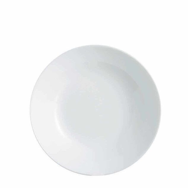 Assiette creuse ronde Luminarc opale blanche &Oslash;20cm
