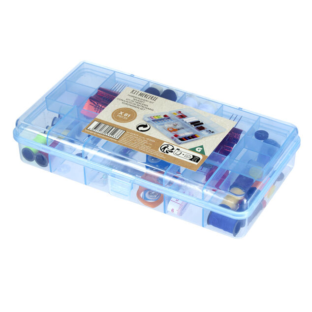 Boîte mercerie 81 pièces