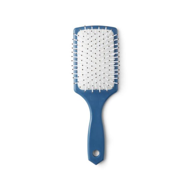 Brosse à cheveux en plastique imprimé 4 coloris