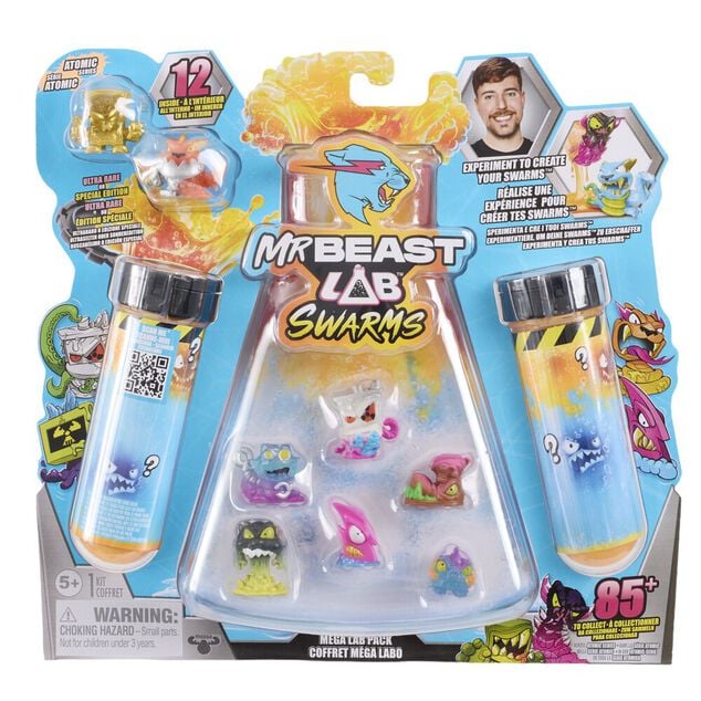 Figurine mini Mr Beast Lab swarms x12
