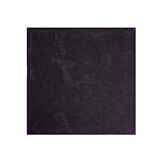 Lot de 4 serviettes de table carrées noires 35x35cm