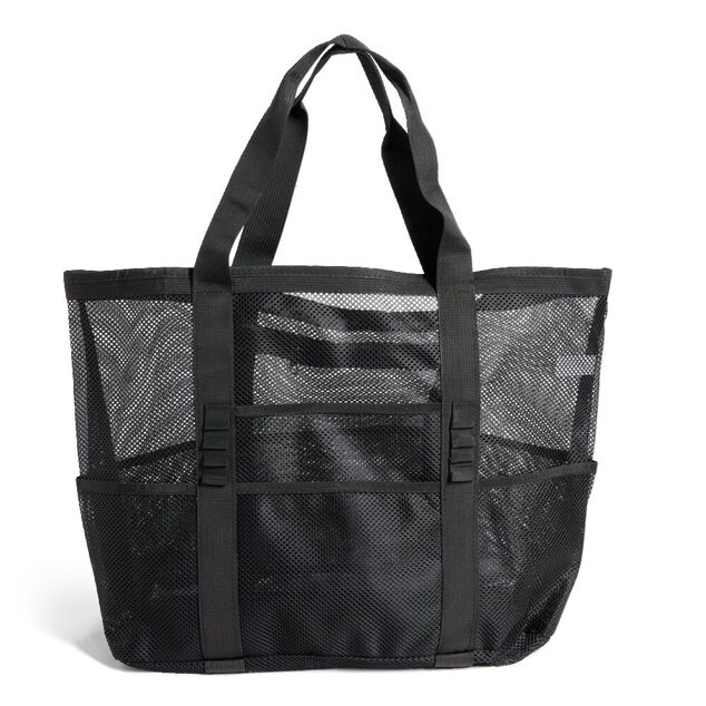 Sac de plage multi-compartiments polyester L58x23,5xH39cm - 3 coloris