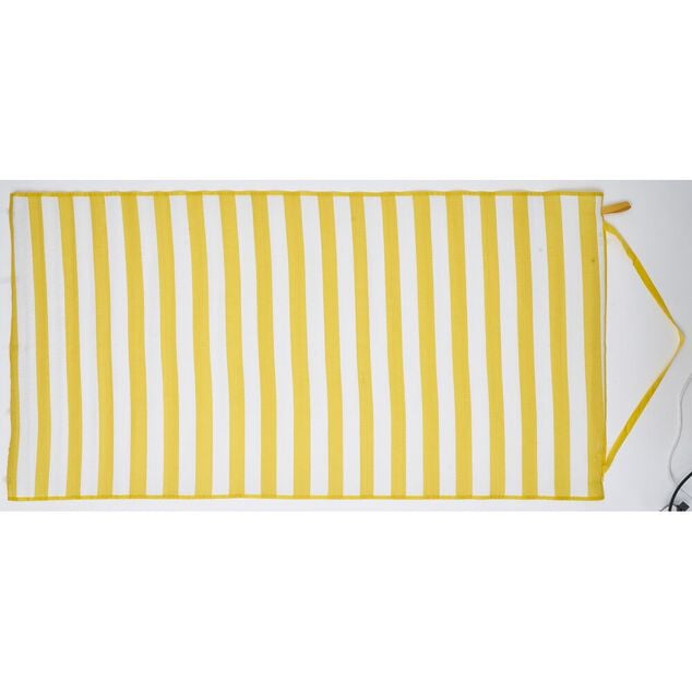 Natte de plage 1 personne Funky motif rayure 180x90cm