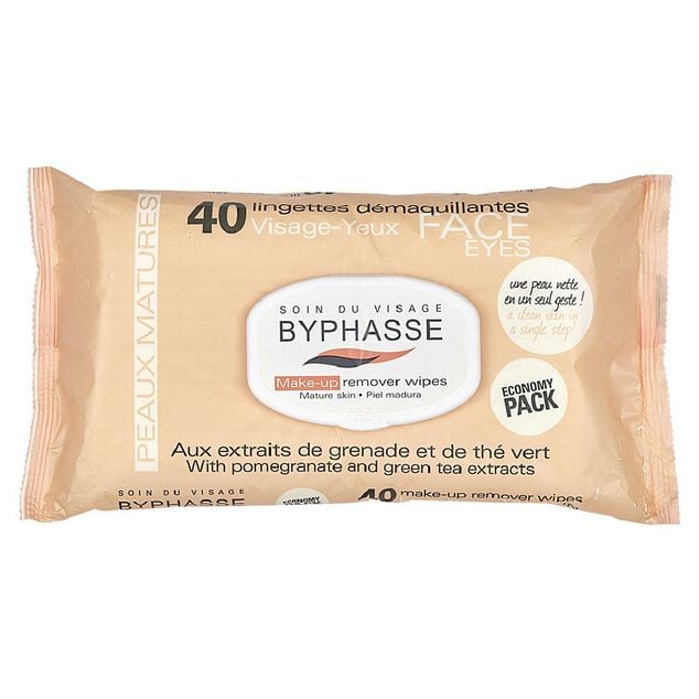 Lingette d&eacute;maquillante x40 peaux matures