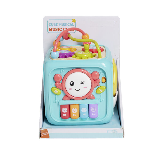 Cube activit&eacute; enfant 14x14x17,7cm