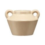 Bougeoir c&eacute;ramique x3 forme amphore &Oslash;8xH6cm