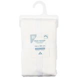 Drap housse en coton blanc 140x190 cm