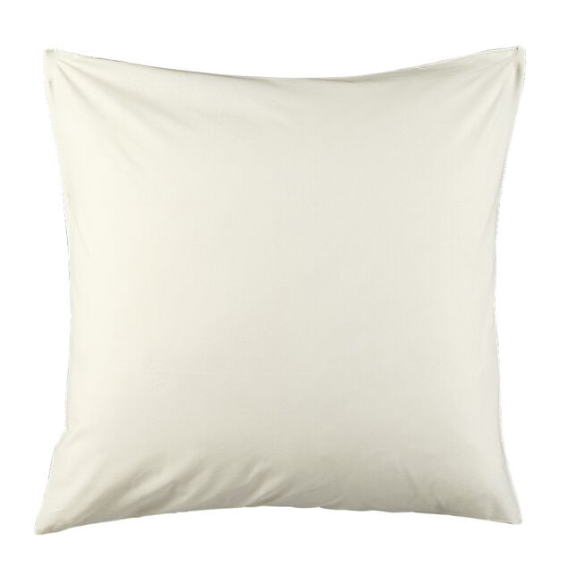 Taie d'oreiller carr&eacute; beige
