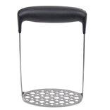 Presse purée en inox et silicone noir