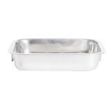 Plat à lasagnes en inox 27x19,5xH6,5cm