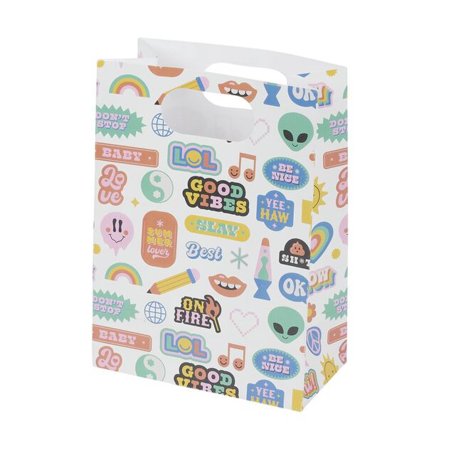 Sac &agrave; bonbons pochette th&egrave;me candy x8