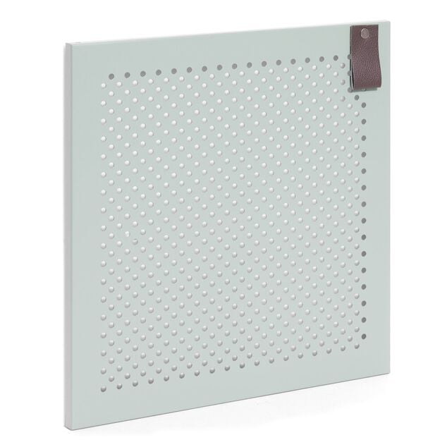 Porte Box Cube m&eacute;tal ajour&eacute; blanc