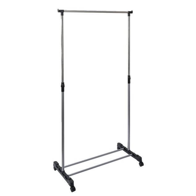 Portant simple extensible en métal 80x42xH97à160cm