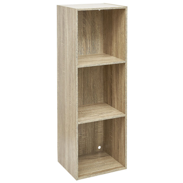 Structure Box Cube 3 cases 35x30x105cm bois naturel
