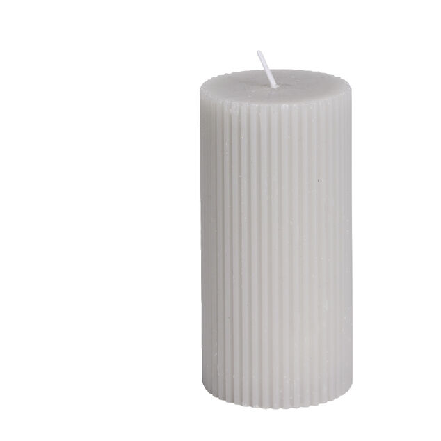 Bougie cylindrique &Oslash;6xH12cm - 3 coloris