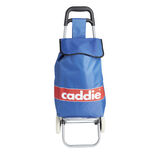 Chariot de course bleu 33x28xH86cm