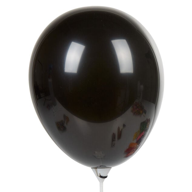 Ballon de baudruche nacr&eacute; dor&eacute; argent&eacute; noir x20