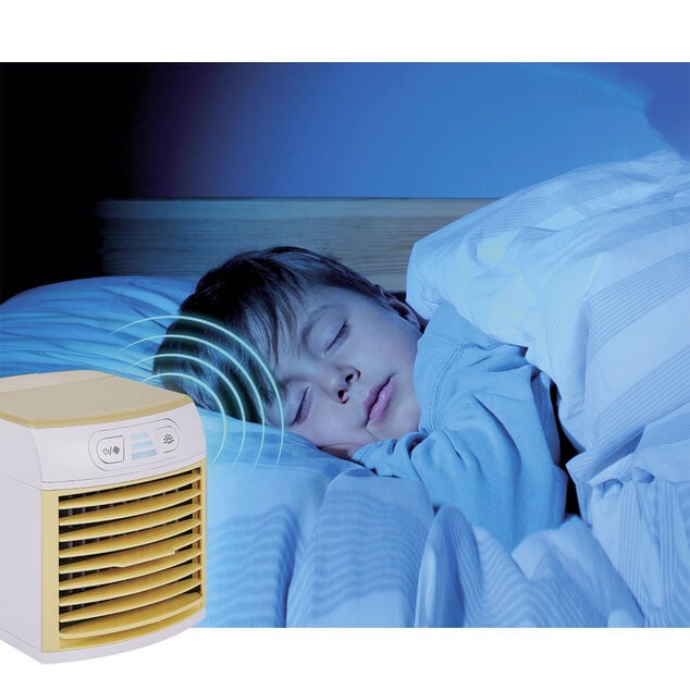 Mini rafra&icirc;chisseur d'air USB &agrave; LED 3 vitesses 600ml