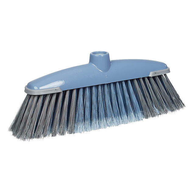 T&ecirc;te de balai &agrave; visser bleu et gris