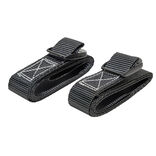 Lot de 2 sangles noires 120cm