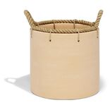 Pot terre cuite poign&eacute;e corde &Oslash;28cm