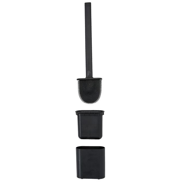 Brosse WC silicone noir