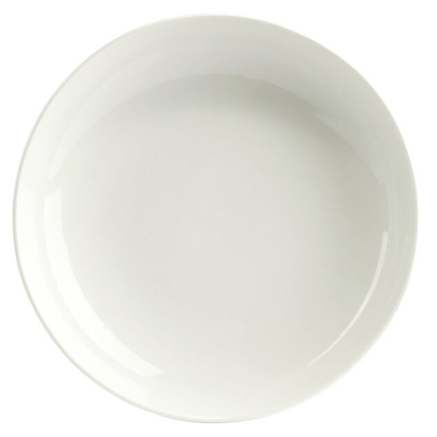 Assiette creuse ronde Vienne porcelaine blanche &Oslash;20cm