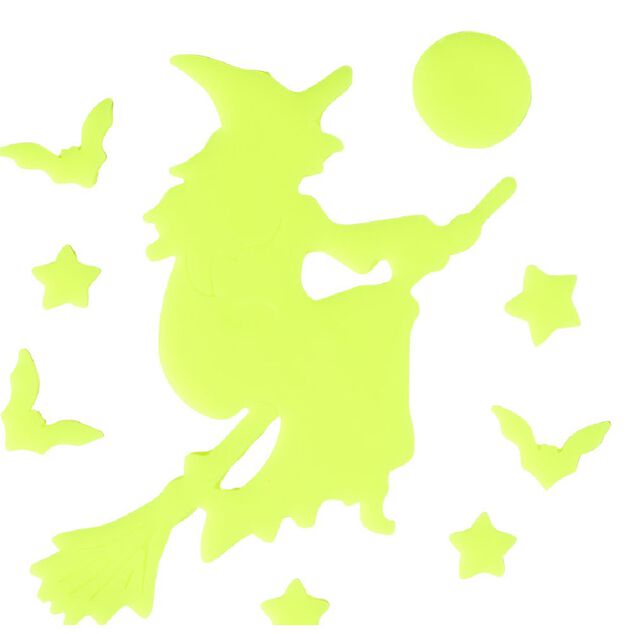Sticker gel phosphorescent Halloween