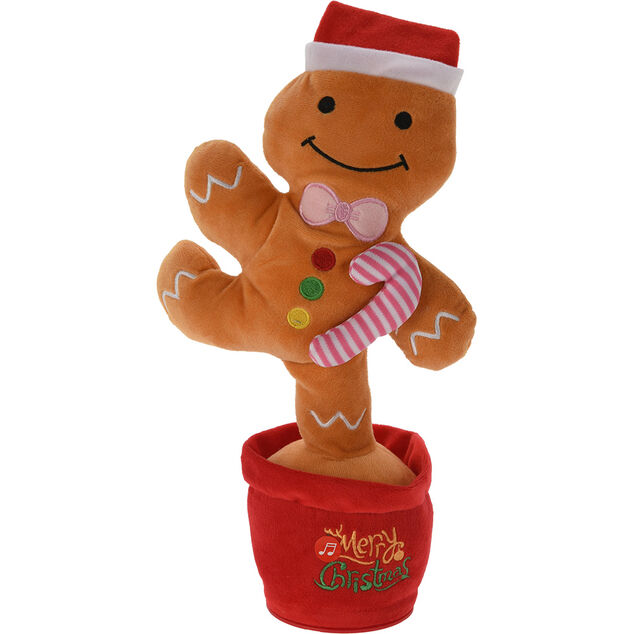 Peluche anim&eacute;e et musicale 20x10xH35 cm