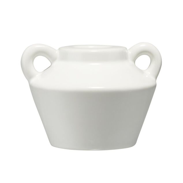 Bougeoir c&eacute;ramique x3 forme amphore &Oslash;8xH6cm