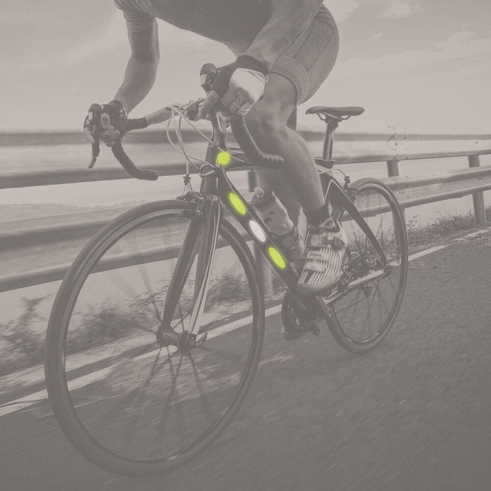 Autocollants Réfléchissants Haute Visibilité - Lot De 2 Pour Piétons, Cyclistes, Sécurité Nuit - 5