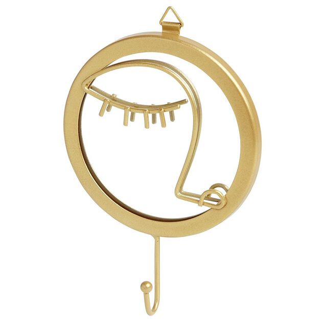 Crochet miroir design visage