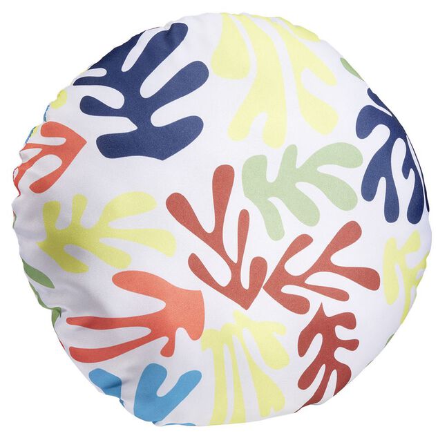 Coussin d'ext&eacute;rieur d&eacute;perlant motif matisse multicolore 40x40cm