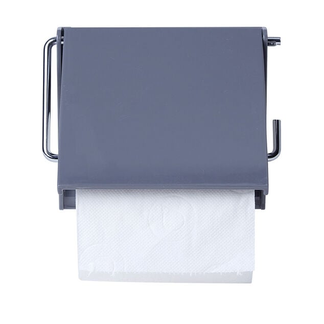 D&eacute;rouleur papier toilettes gris