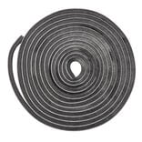 Joint brosse adhésif d'isolation pour porte et fenêtre 9mmx6m noir